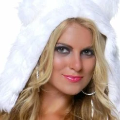 3WISHES Polar Bear Flirt Costume Sexy Halloween Costumes