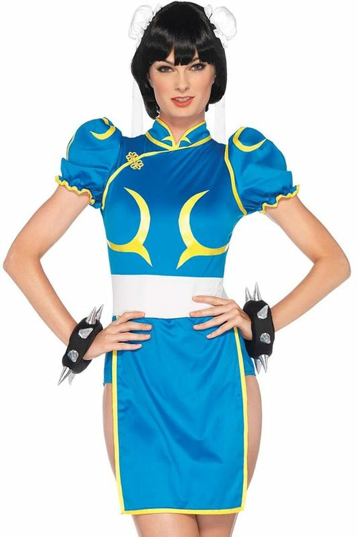 Leg Avenue Chun-Li Halloween Costume 3 Leg Avenue Chun-Li Halloween Costume