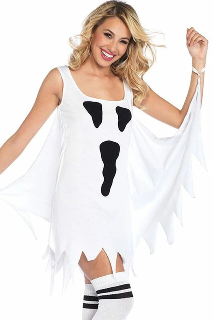 Leg Avenue Sexy Halloween Costumes Cutie Ghost Tank Dress 2 Leg Avenue Sexy Halloween Costumes Cutie Ghost Tank Dress