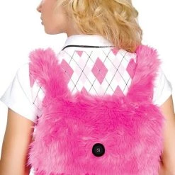 Roma Costume Accessories Fur Back Pack