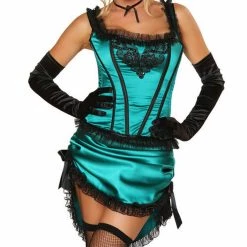 3WISHES Sexy Saloon Girl Costume
