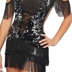 3WISHES Flapper Costumes Sequin Flapper Girl Costume