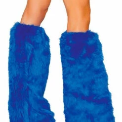 Roma Costume Sexy Fur Boot Covers Music Festival Wear