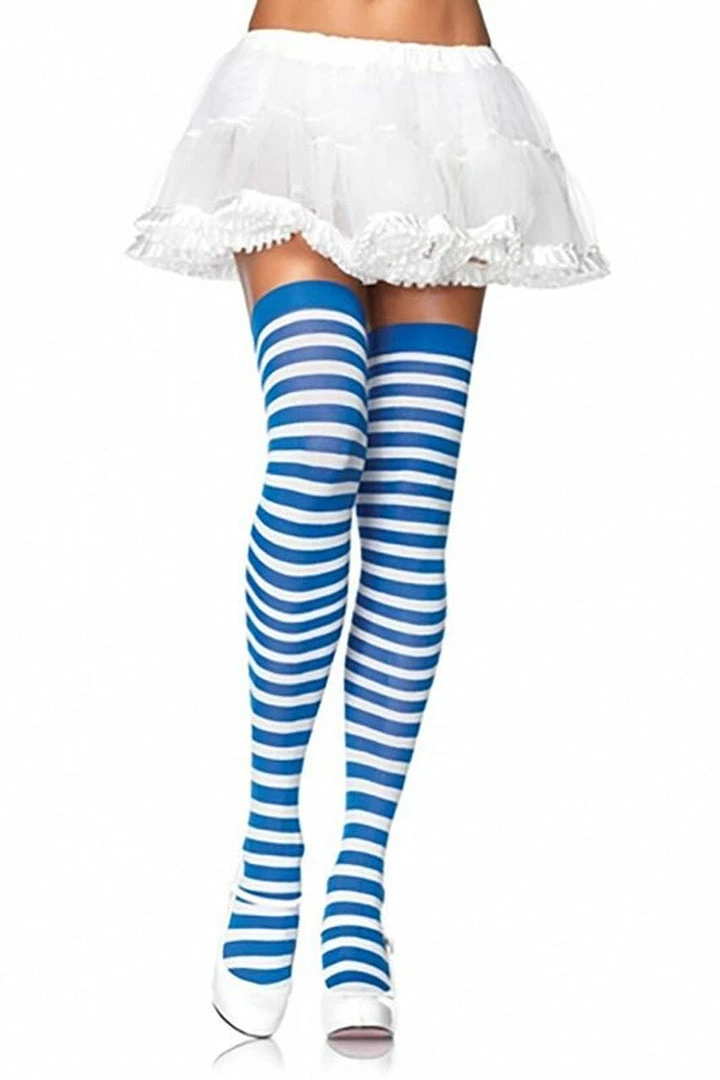 Leg Avenue Candy Cane Stockings 10 Leg Avenue Candy Cane Stockings