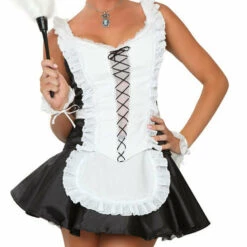 3WISHES Abbey Maid Costume Lingerie Costumes