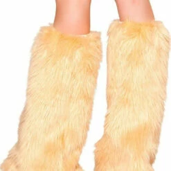 Roma Costume Sexy Fur Boot Covers Music Festival Wear