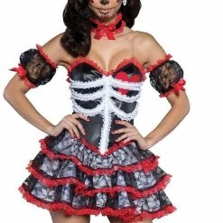 InCharacter Costumes Bone-Ita Dancer Day Of The Dead Costume