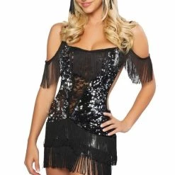 3WISHES Flapper Costumes Sequin Flapper Girl Costume 21 3WISHES Flapper Costumes Sequin Flapper Girl Costume