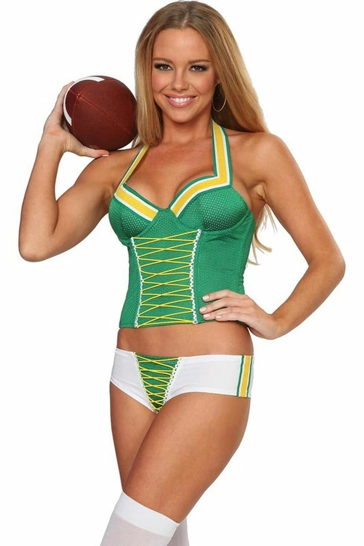 3WISHES Game Day Babe Football Costume 1 3WISHES Game Day Babe Football Costume