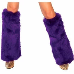 Roma Costume Sexy Fur Boot Covers Music Festival Wear