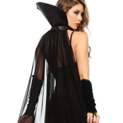 3WISHES Sexy Halloween Costumes Countess Of The Night Vampire Costume