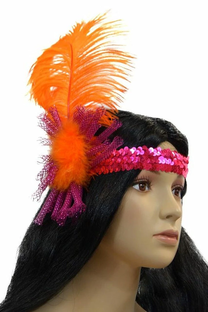 Glitz Teaz Pasties Accessories Flashy Feather Headband 4 Glitz Teaz Pasties Accessories Flashy Feather Headband