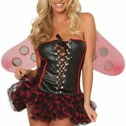 Roma Costume Sexy Busty Ladybug Halloween Costume
