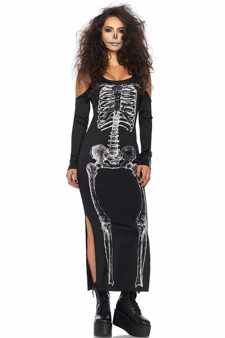 Leg Avenue Skeleton Dress Costume 4 Leg Avenue Skeleton Dress Costume