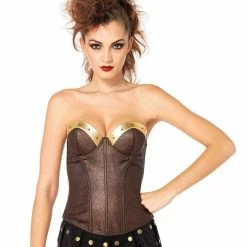 Leg Avenue Barbarian Bustier Costume Top Sexy Halloween Costumes