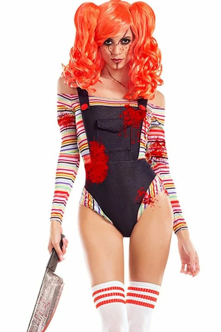 Party King Sexy Halloween Costumes Bad Doll Costume 3 Party King Sexy Halloween Costumes Bad Doll Costume