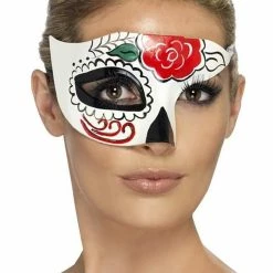 Smiffy's Day Of The Dead Half Mask Accessories
