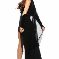 3WISHES Sexy Halloween Costumes Countess Of The Night Vampire Costume