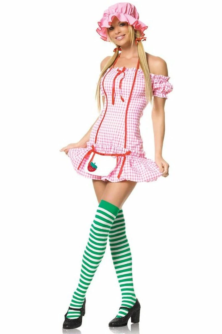 Leg Avenue Strawberry Girl Halloween Costume 3 Leg Avenue Strawberry Girl Halloween Costume