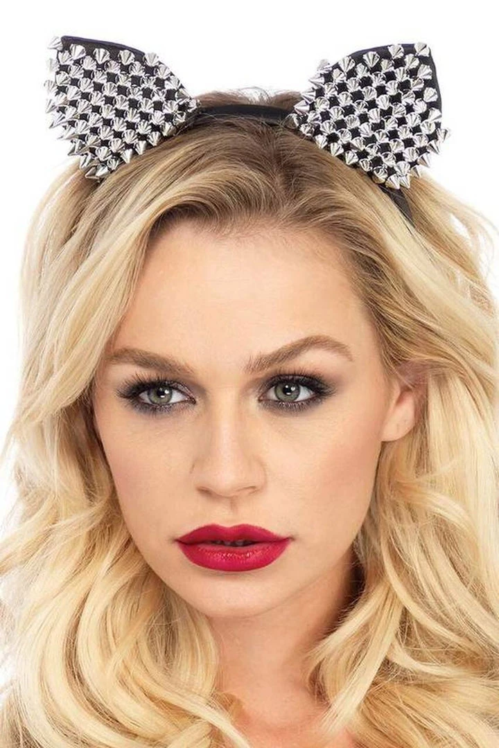 Leg Avenue Saucy Cat Studded Ears Accessories 2 Leg Avenue Saucy Cat Studded Ears Accessories