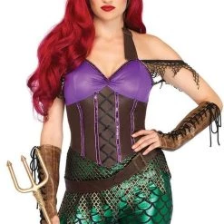 Leg Avenue Sexy Halloween Costumes Badass Mermaid Costume