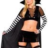 3WISHES Witch Costumes Black Widow Witch Costume