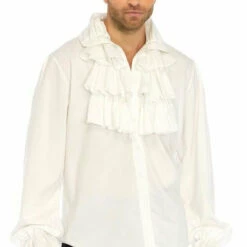 Leg Avenue Ruffle Front Shirt