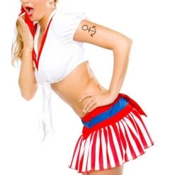 3WISHES Sexy Halloween Costumes Skimpy Sailor Outfit
