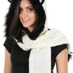 Elope Accessories Panda Knitted Hood
