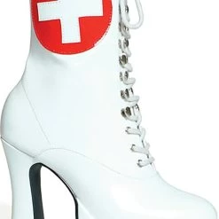 Ellie Shoes Sexy Ankle High Nurse Boots
