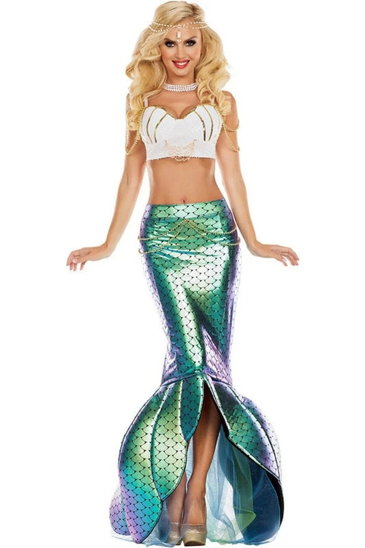 Party King Sexy Halloween Costumes Under The Sea Mermaid Costume 1 Party King Sexy Halloween Costumes Under The Sea Mermaid Costume