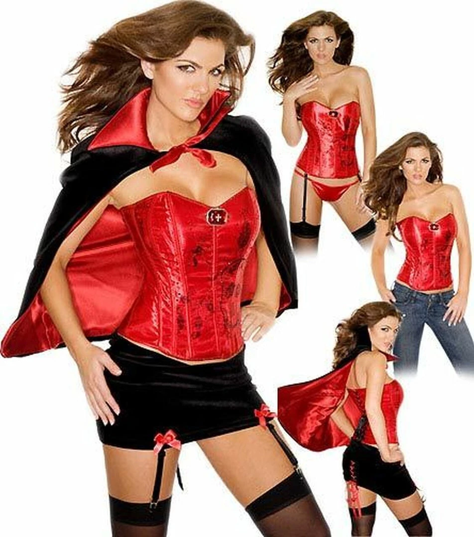 Shirley Of Hollywood Sexy Halloween Costumes Ruby Red Vampire Corset 1 Shirley Of Hollywood Sexy Halloween Costumes Ruby Red Vampire Corset