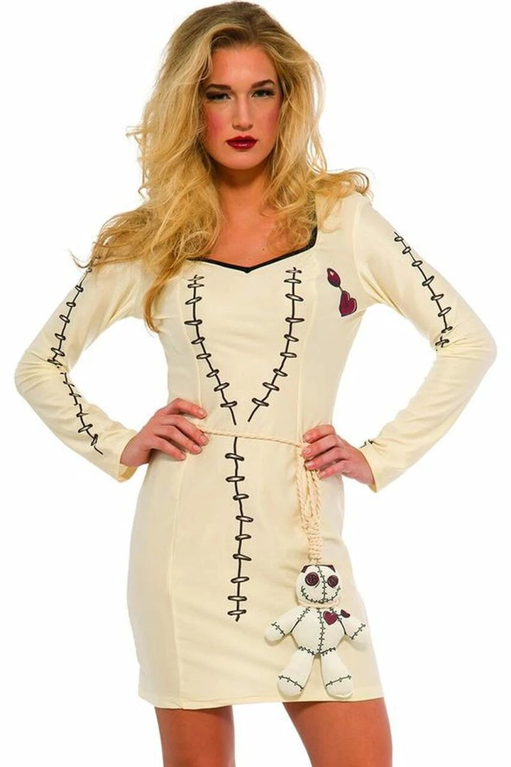 Rubie's Voodoo Doll Costume Dress Sexy Halloween Costumes 1 Rubie's Voodoo Doll Costume Dress Sexy Halloween Costumes