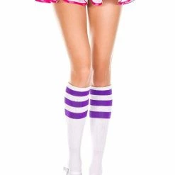 Music Legs Hosiery Triple Striped Knee High Socks