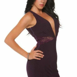 3WISHES Penny Pinstripe Sleeveless Dress Dresses