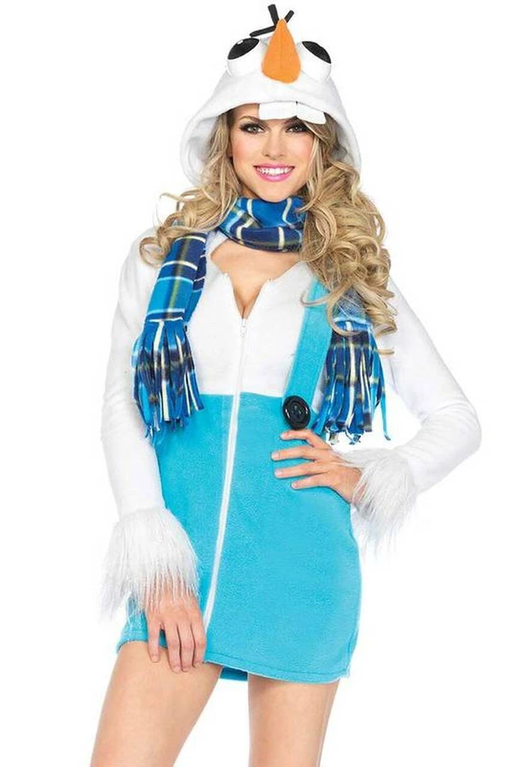 Leg Avenue Cozy Snowman Costume Sexy Halloween Costumes 2 Leg Avenue Cozy Snowman Costume Sexy Halloween Costumes