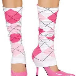Roma Costume Argyle Leg Warmers