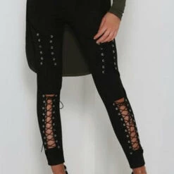 Bored Kitty Suede Lace Up Leggings 7 Bored Kitty Suede Lace Up Leggings