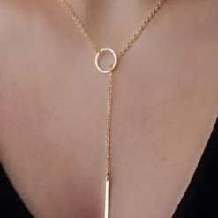 Bored Kitty Circle Geo Necklace