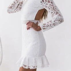 Bored Kitty Chic White Lace Dress
