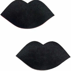 GE Apparel Black Lips Nipple Pasties