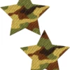 Pastease Star Green Camo Pasties