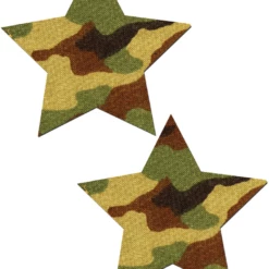Pastease Star Green Camo Pasties