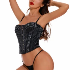 Coquette Lingerie Beaded Bustier Set 6 Coquette Lingerie Beaded Bustier Set