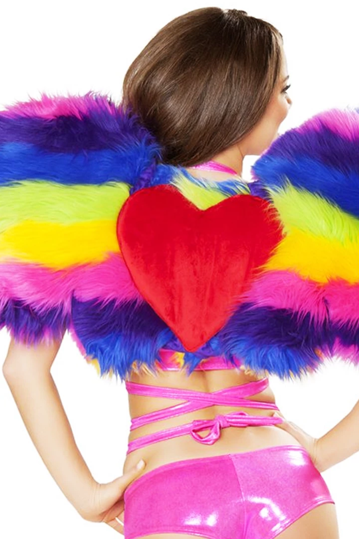 J. Valentine Furry Rainbow Pony Wings Accessories 2 J. Valentine Furry Rainbow Pony Wings Accessories