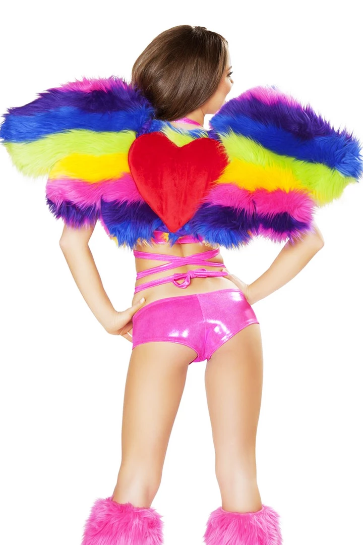 J. Valentine Furry Rainbow Pony Wings Accessories 1 J. Valentine Furry Rainbow Pony Wings Accessories