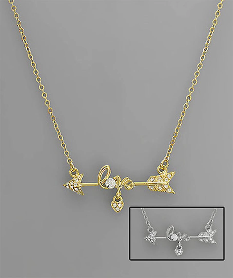 3WISHES Cupids Arrow Necklace 2 3WISHES Cupids Arrow Necklace