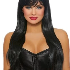Dreamgirl Accessories Long Layered Black Wig