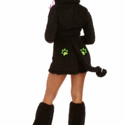 Dreamgirl Sexy Halloween Costumes Fuzzy Black Cat Costume 5 Dreamgirl Sexy Halloween Costumes Fuzzy Black Cat Costume
