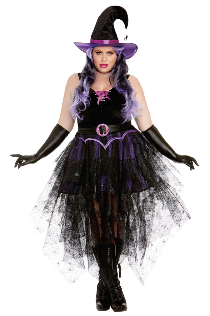 Dreamgirl Plus Size Boo-Tiful Witch Costume 1 Dreamgirl Plus Size Boo-Tiful Witch Costume